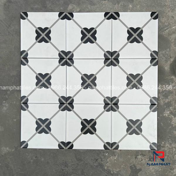 Gạch bông men 20x20 cm mã NPBM012