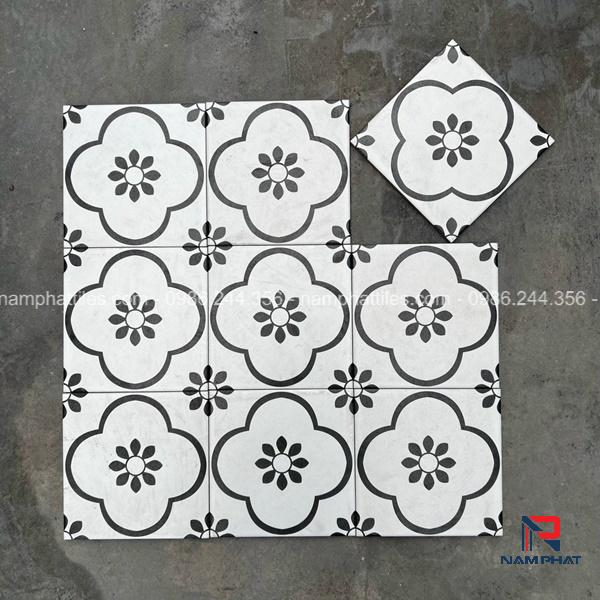 Gạch bông men 20x20 cm mã NPBM013