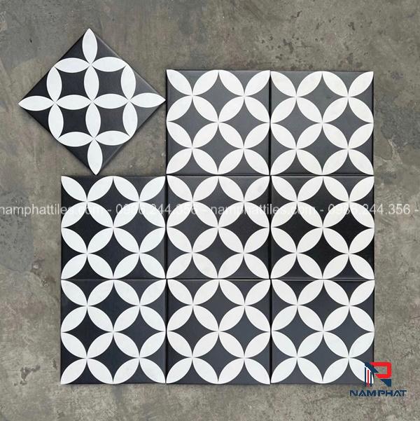 Gạch bông men 20x20 cm mã NPBM017