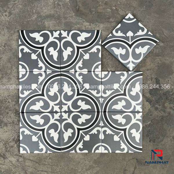 Gạch bông men 20x20 cm mã NPBM007